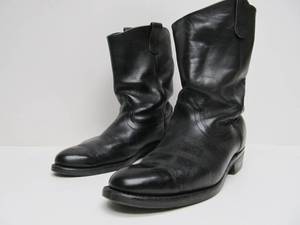 lot 265 image: Nice Vintage RED WING Mens Black Leather Boots