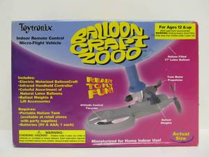 lot 278 image: Brand New Toytronix Balloon Craft 2000 Indoor RC Micro Flight Vehicle