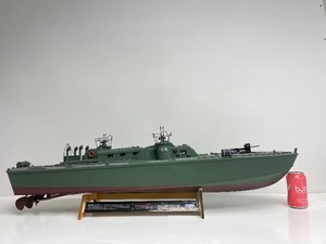 lot 8 image: Unused & Amazing PRO BOAT Model PT-109 U.S Military Gunship RC Boat