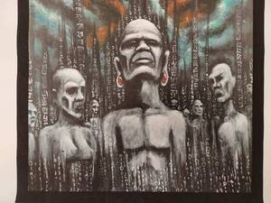 lot 73 image: Unframed Oil on Canvas Painting