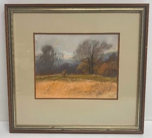 lot 346 image: Vintage Original Framed Signed Pastel Painting by MN Artist Faith Lowell (1922-2015)