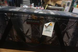 lot 4 image: Lakeside Products Double Bowfile Camo Hard Side Bow StorageTravel Case
