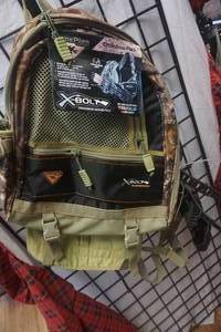 lot 10 image: Game Plan Gear X Bolt Camo Cross Bow Game Gear Back Pack With Truglo Quiver