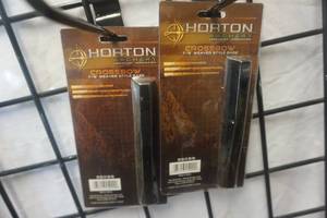 lot 131 image: Horton Cross Bow Rail Lubricant with 2 Horton 78 Cross Bow Weaver Style Scope Mounting Base