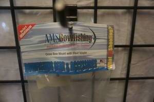 lot 133 image: AMS Bow Fishing Cross Bow Mount With Float Adaptor and Rod Tip