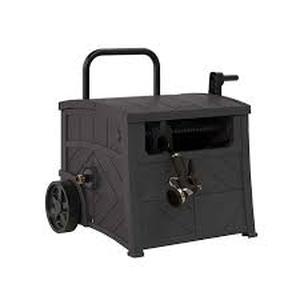 lot 10 image: Suncast Smart Tube Hose Hideaway with Brass Connections - Hose included