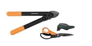 lot 2 image: Fiskars Lopper And Garden Shear Set
