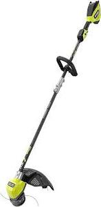 lot 16 image: RYOBI 40V HP Brushless Whisper Series 17 in. Cordless Battery Carbon Fiber Shaft String Trimmer (Tool-Only)