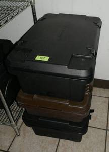 lot 82 image: 3 Cater Gators - catering transport boxes