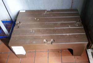 lot 112 image: All shelving and cart inside the walk-in cooler