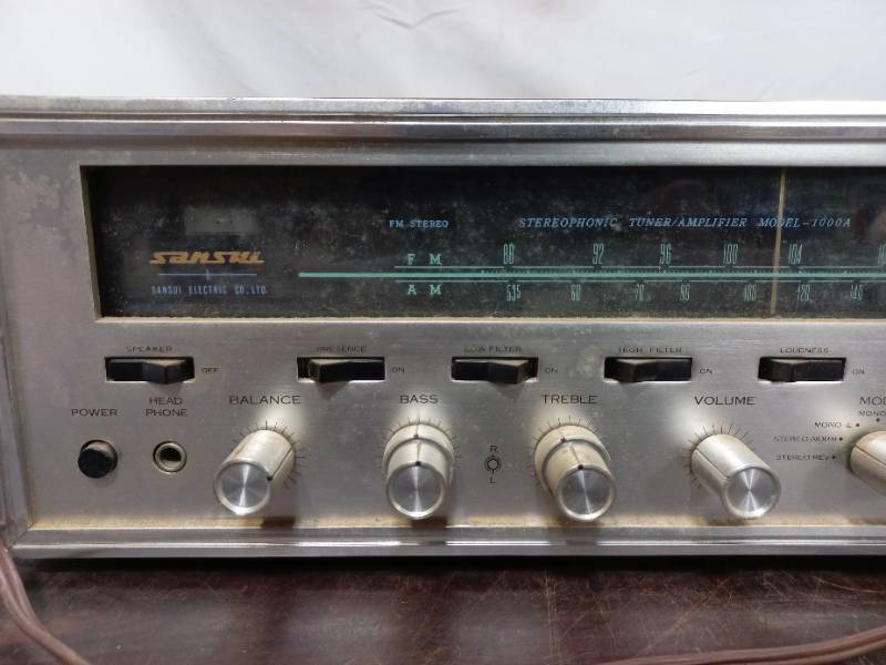 Sansui Stereophonic TunerAmplifier For Parts