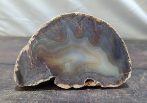 Unpolished Banded Agate