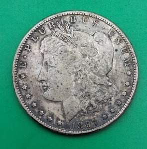 1897 Morgan Silver Dollar Coin