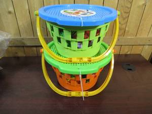 lot 21 image: TWO Jumbo Value Sand Buckets