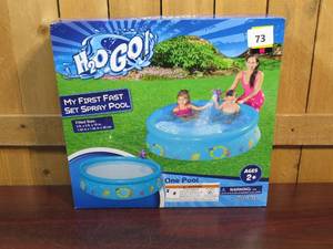 lot 73 image: Bestway H2O Go My First Fast Set Spray Pool