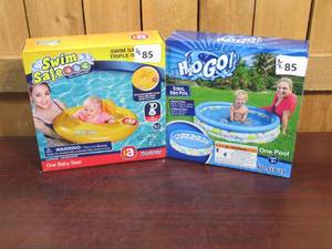 lot 85 image: Coral Kids Pool & Swim Safe Baby Seat Bundle