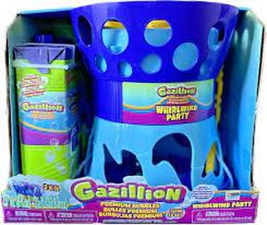 lot 14 image: Gazillion Bubbles Whirlwind Party Bubble Machine with 2 1-Liter Solution Set