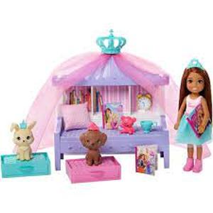 lot 42 image: Barbie Princess Adventure Chelsea Princess Storytime Playset