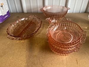 Vintage Pink Dishes