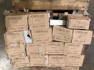 lot 1 image: Pallet of Daltile Remedy 2 in. x 9 in. Glazed Porcelain Elixir Subway Tile (5.42 sq. ft.  case) (14 Boxes) Customer Returns See Pictures