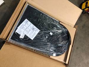 lot 13 image: Home Decorators Collection Large Arched Black Classic Accent Mirror (39 in. H x 26 in. W) Customer Returns See Pictures