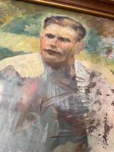 1930s S.M. Mohn Impressionist Oil on Canvas Painting by MN Artist