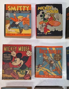 Lot of Little Big Books -Mickey Mouse, Flash Gordon, etc.