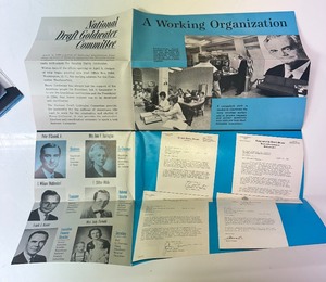 1964 Barry Goldwater Campaign Items- Pamphlets, Buttons, etc.