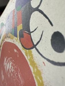 Joan Miro Litho Mounted on Cardstock