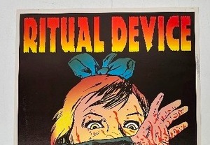 1995 Ritual Device Show Poster Signed &amp Numbered Print by Frank Kozik