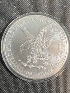 2023 AMERICAN SILVER EAGLE 1 TROY OZ .999 FINE SILVER IN AIRTITE