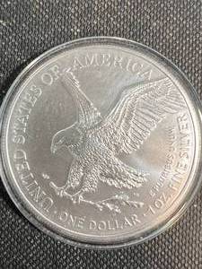 2023 AMERICAN SILVER EAGLE 1 TROY OZ .999 FINE SILVER IN AIRTITE