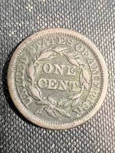 1847 US BRAIDED HAIR LARGE CENT