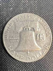 1958-D FRANKLIN HALF DOLLAR