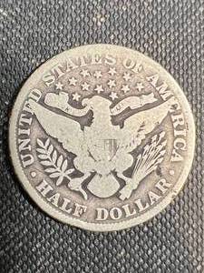 1902 US BARBER HALF DOLLAR