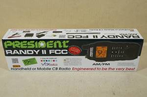 President Randy II FCC Handheld or Mobile CB Radio