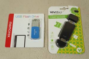 USB Flash Drive with 5-In-1 Multi-Function Card Reader