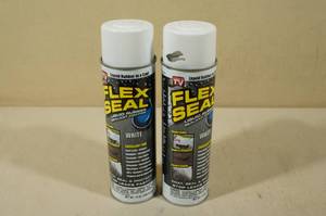 2 Flex Seal Liquid Rubber Spray -White