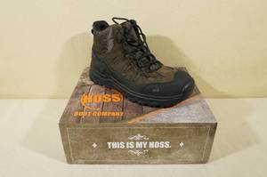 Hoss Boot Co Eric Hi Brown Composite Toe Boots -Mens 12, 4E