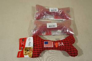 3 Petlou 10  Plush Squeaky Dog Toys