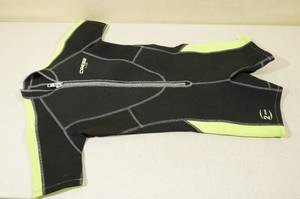 Cressi Lido 2mm Kids Wetsuit -Size M3, BlackGreen