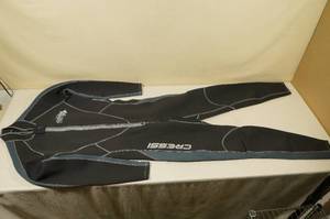 Cressi Lido Long 2mm Wetsuit -Mens L4, BlackGrey
