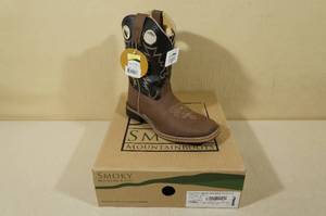 Smoky Mountain Boots -Kids Size 3, BrownBlack