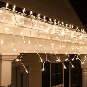 lot 15 image: Kringle Traditions 150 LED Clear Mini Lights, For Indoor And Outdoor Use - Set of Two