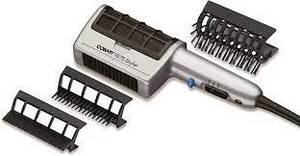lot 41 image: Conair 3-in-1 Styling Hair Dryer, 1875W Hair Dryer with 3 Attachments