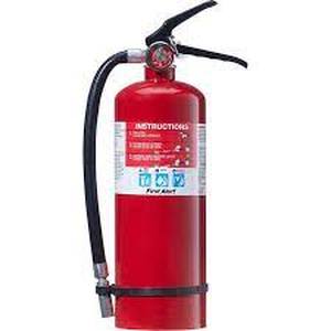 lot 45 image: First Alert Heavy Duty Professional Grade Fire Extinguisher, 5 lbs