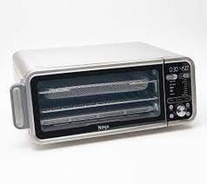 lot 50 image: Ninja Foodi 15-in-1 Smart Dual Heat Air Fry Flip Oven w Probe - Stainless