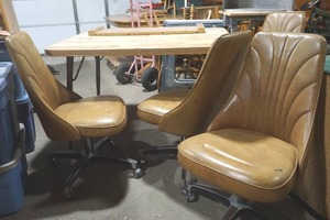 dining table and chairs