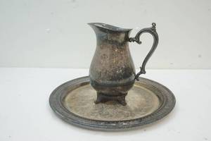 pitcher and platter