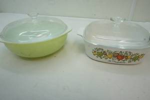 Glass casseroles
